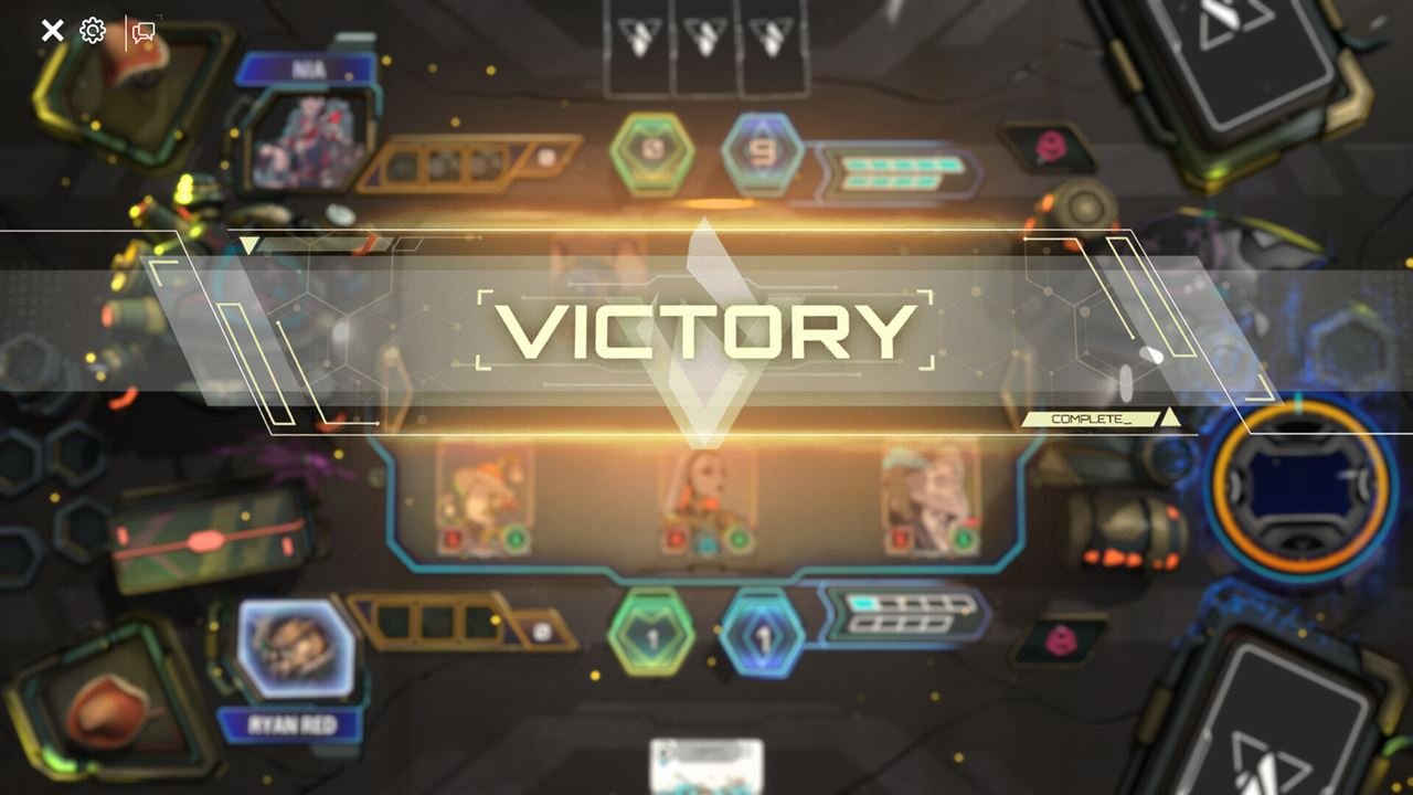Victory screen after a card match in The Lost Glitches